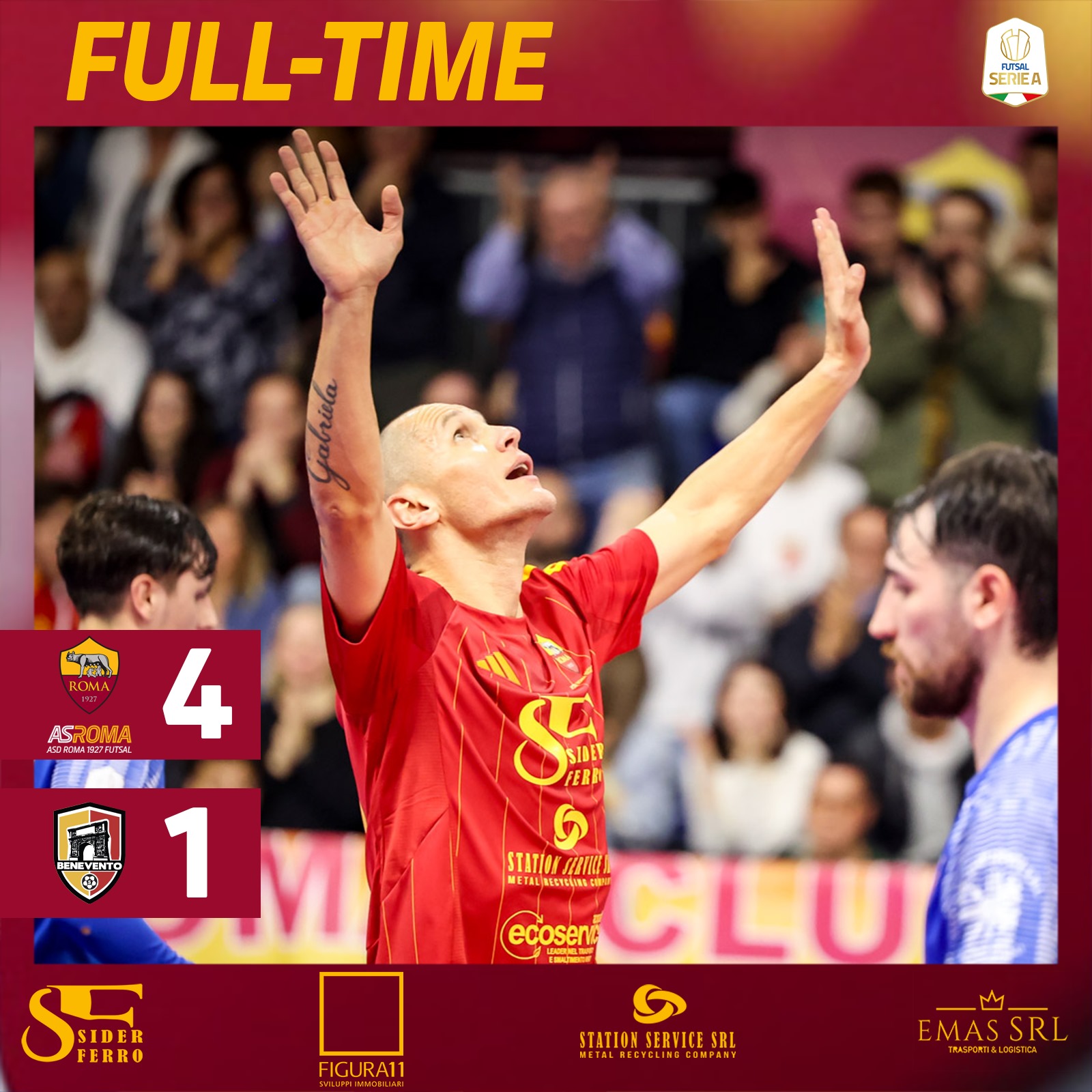 Roma 1927 - Benevento, 4-1